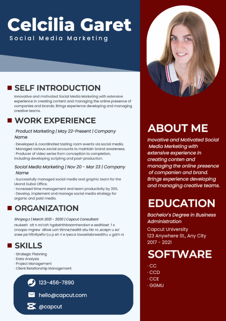 capcut template cover