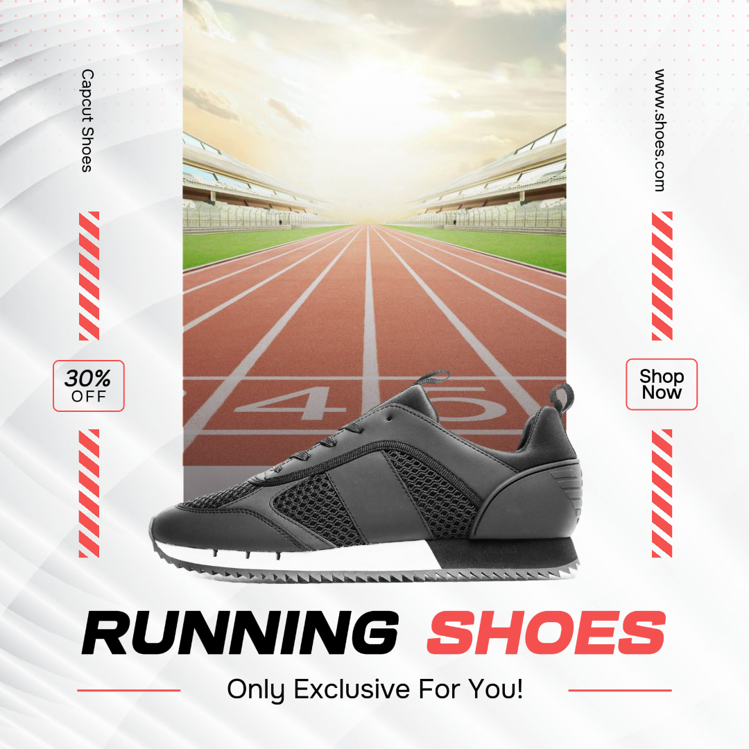 Running Shoes Promotion Instagram Post