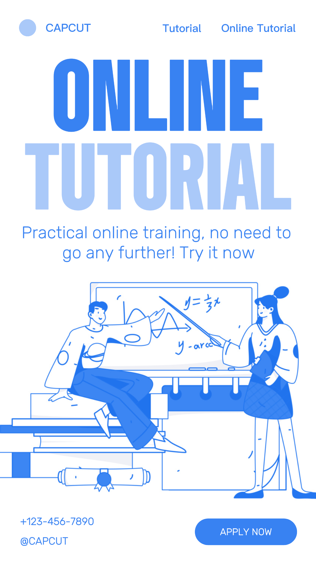 Ilustrasi Tutorial Online Posting Tiktok