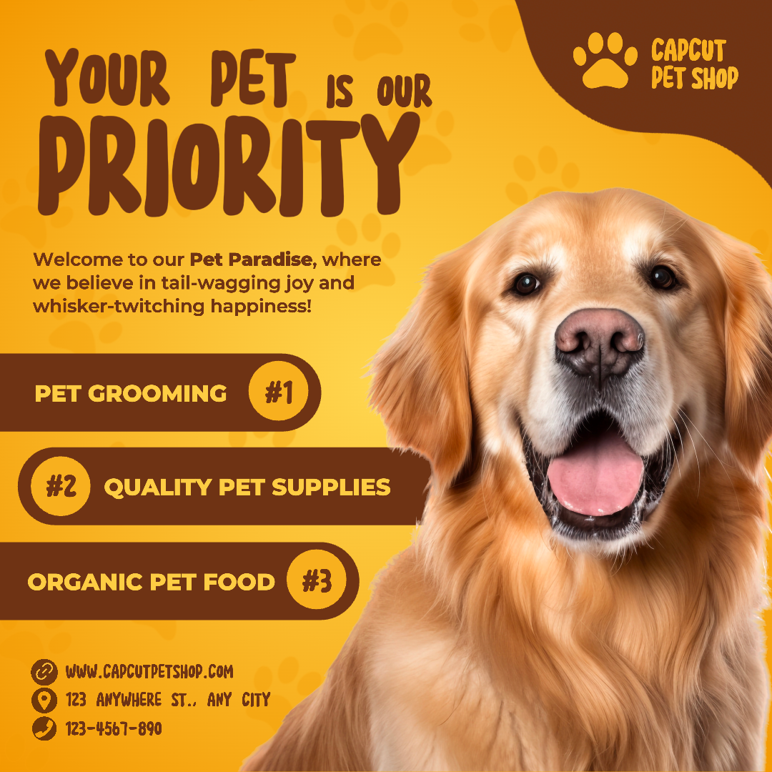 Pet Care Service Social Media Post