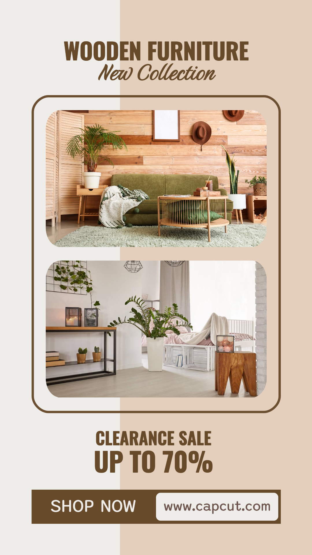 Household Accessories and Furniture Marketing Poster Instagram Story Basic Style