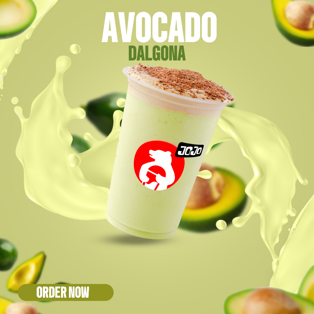 Jus d'avocat Dalgona - Flux Instagram publicitaire