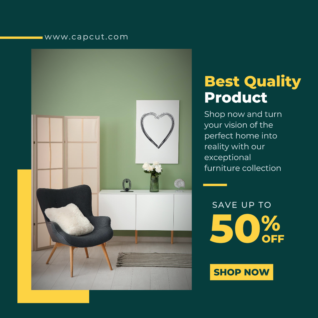 Household Marketing IG Post Green Yellow