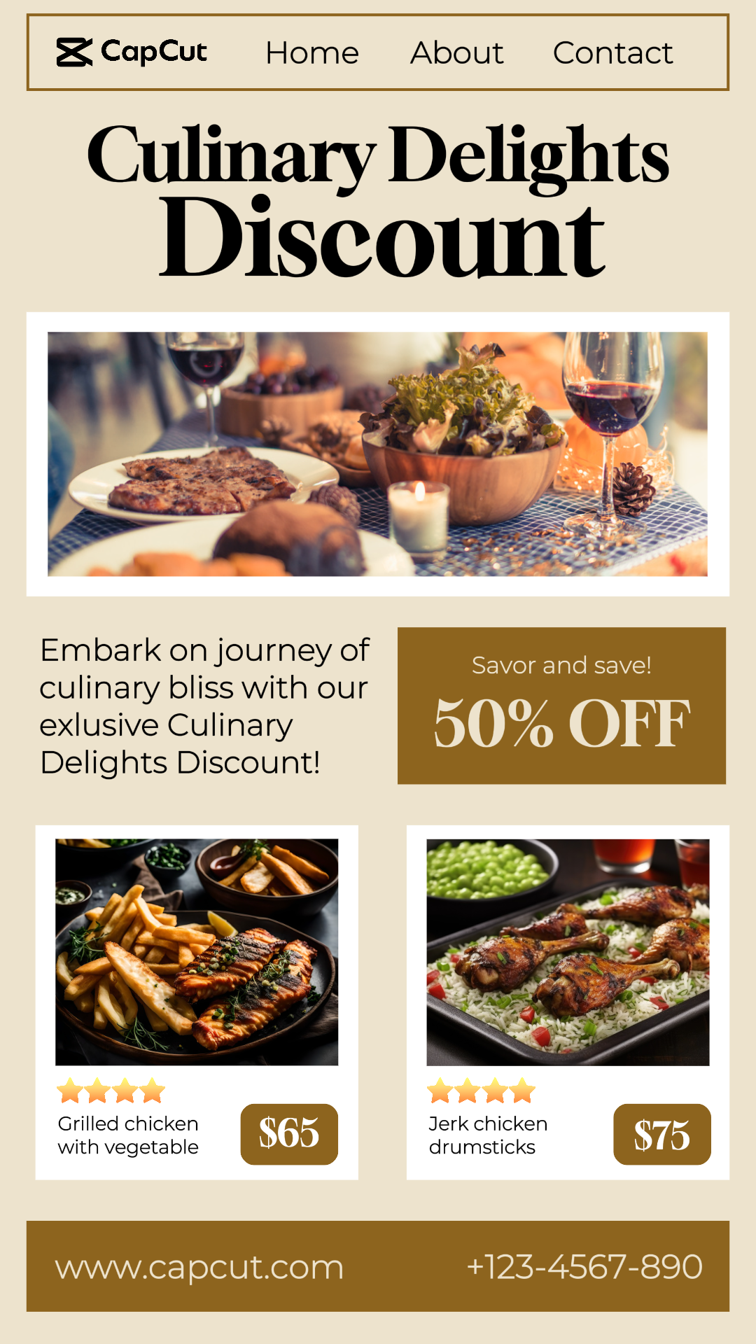 3 Multi-Product Image Food Promotion Activities