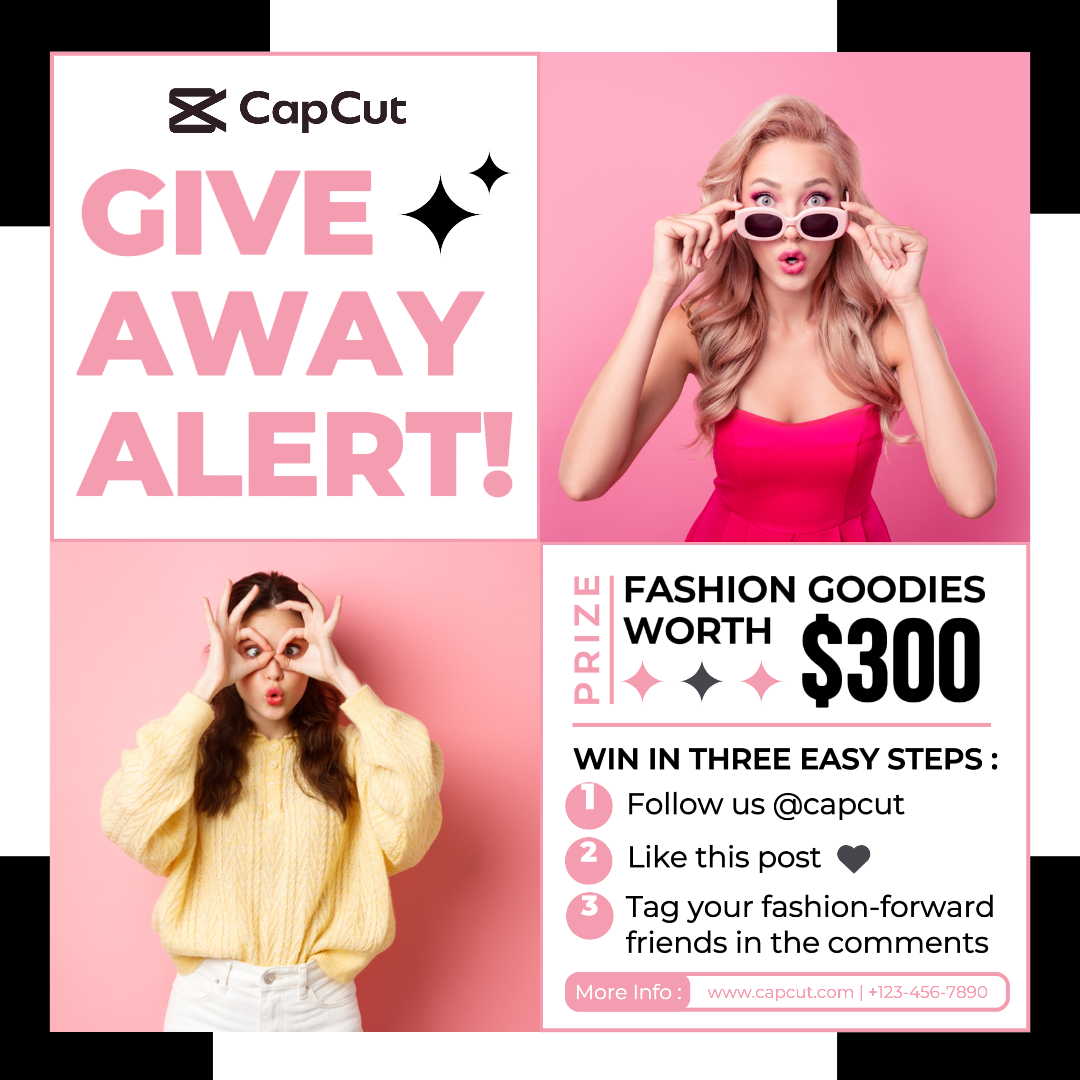 Fashion Give Away Promotion Instagram Post