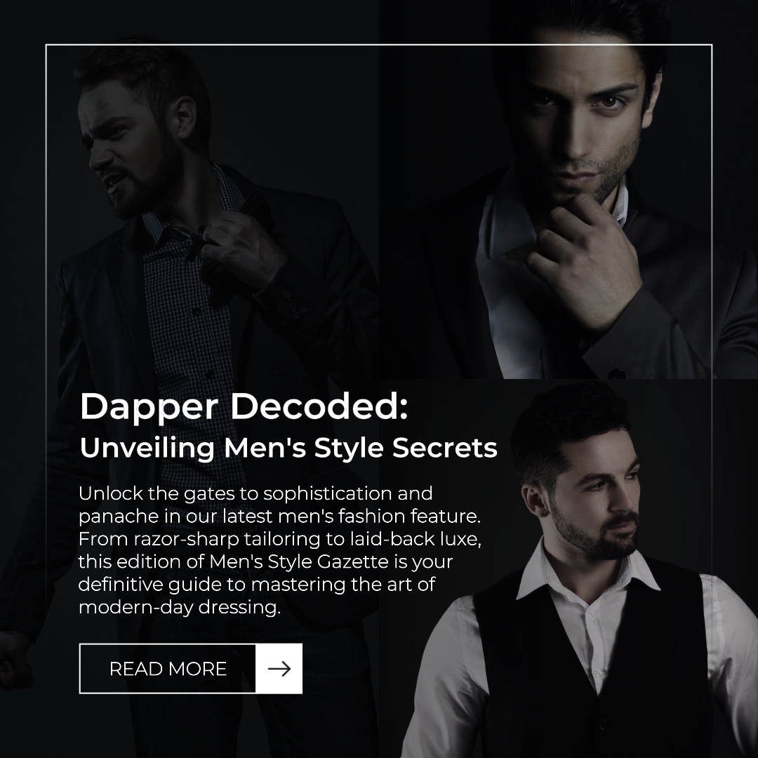 Moda - publicación de artículo de la revista Men