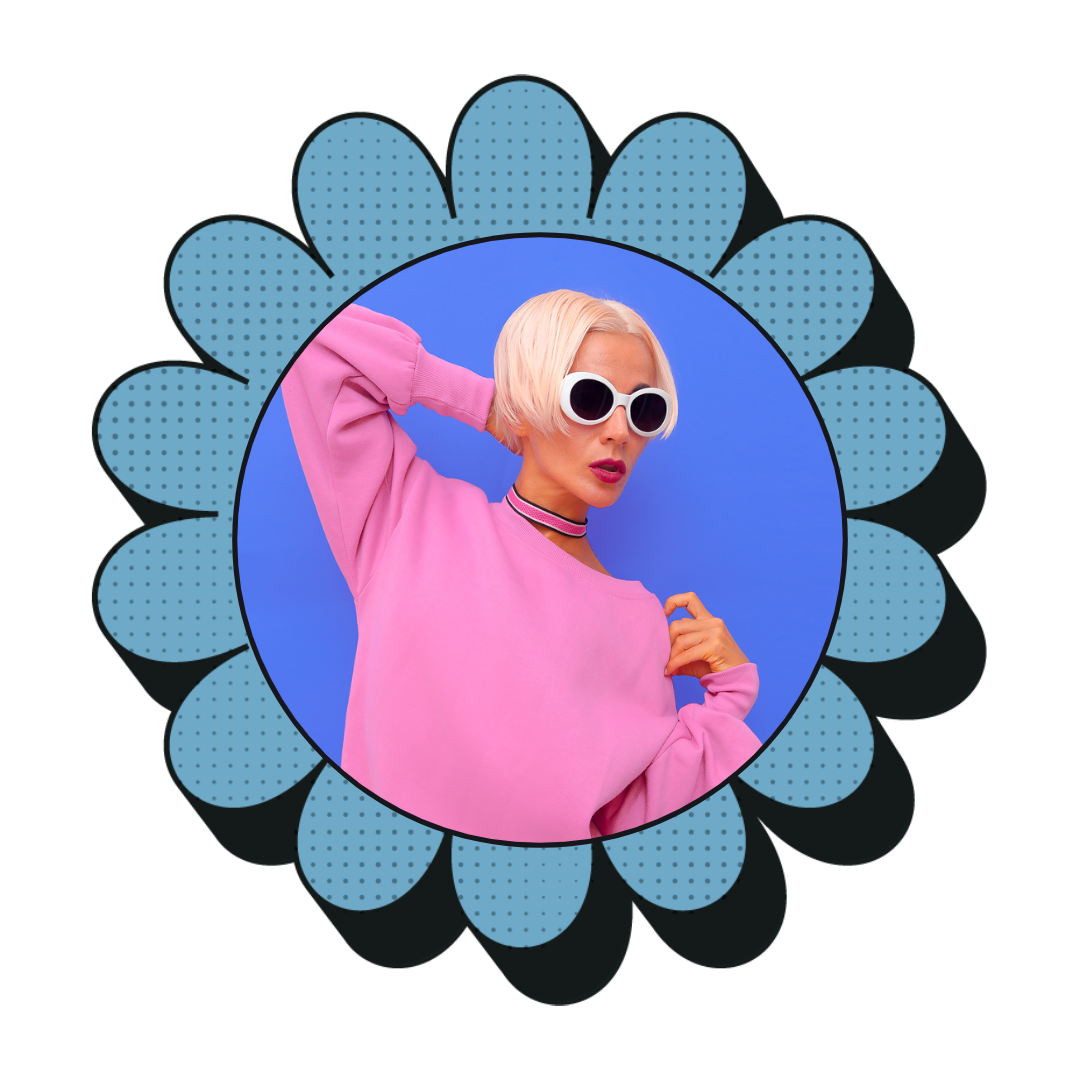 Foto de perfil de Instagram sin marketing Estética de flor simple