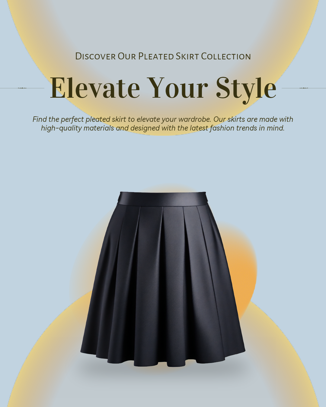 Menu de Roupas e Sapatos