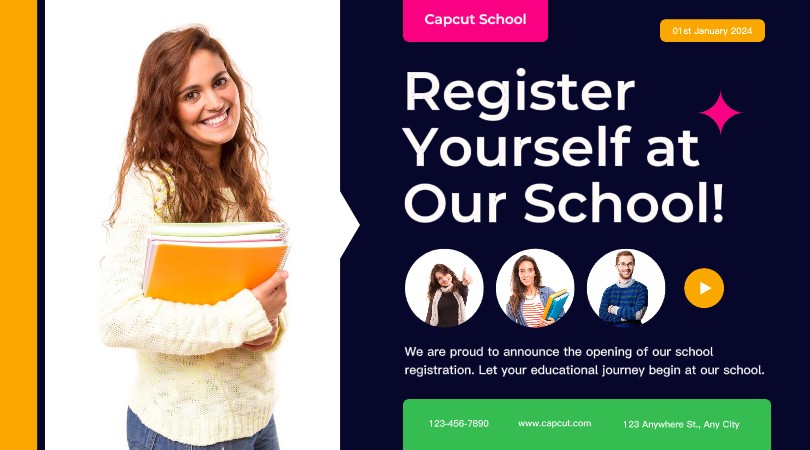 Admission à l'école Publicité Facebook