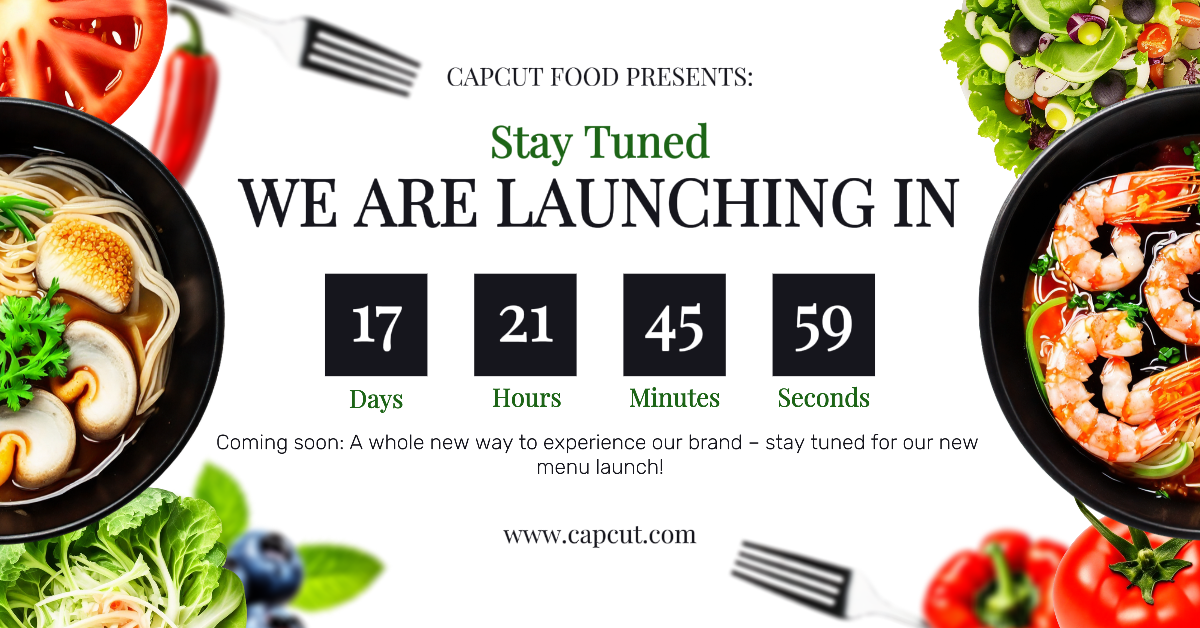 Facebook Ads Banner New Menu Coming Soon