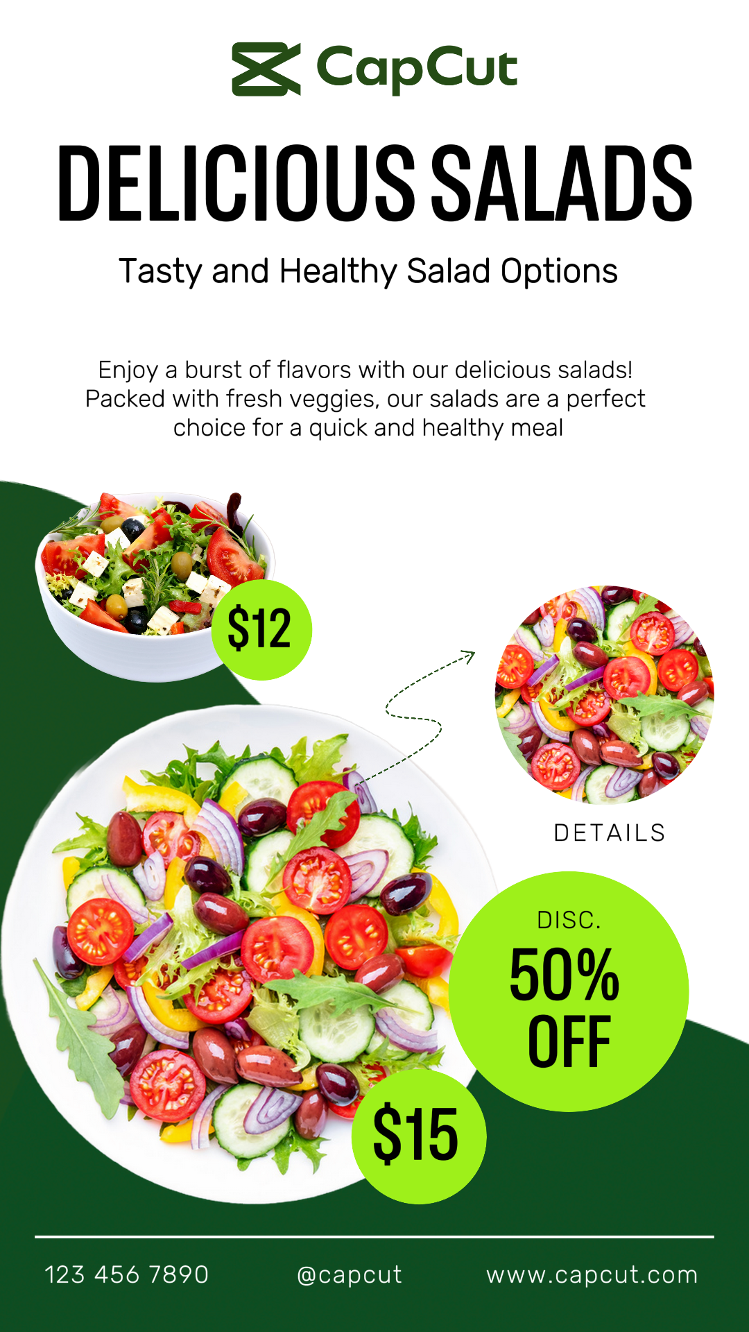 Food Salad Promotion Instagram Story