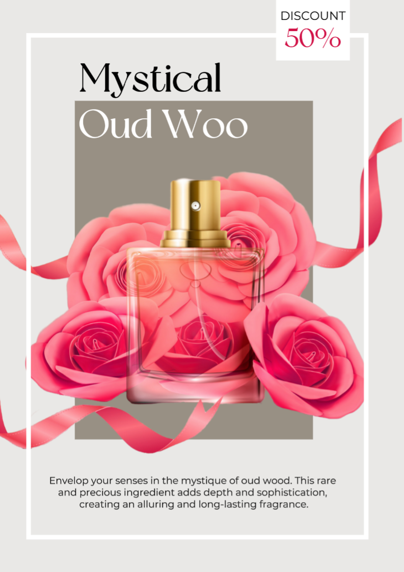 Perfume Product Display Adv Poster