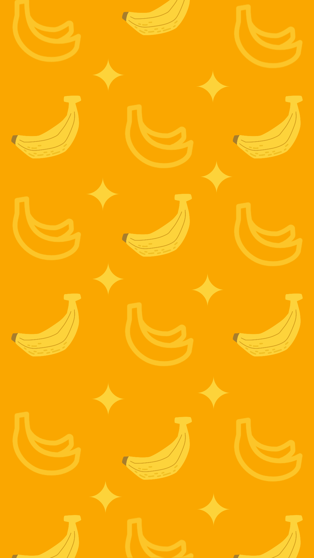 Wallpaper Kreatif Poster Buah Pisang Minimalis
