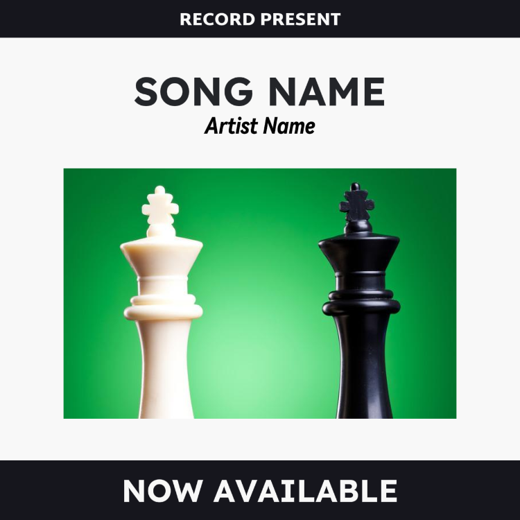 Não marketing Capa do álbum Estilo preto e branco