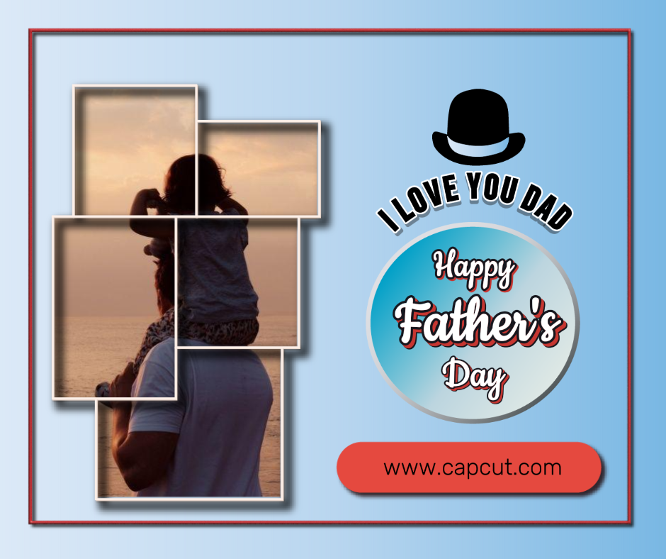 Father's day - Creative Poster - Facebook - lOVE YOU DAD