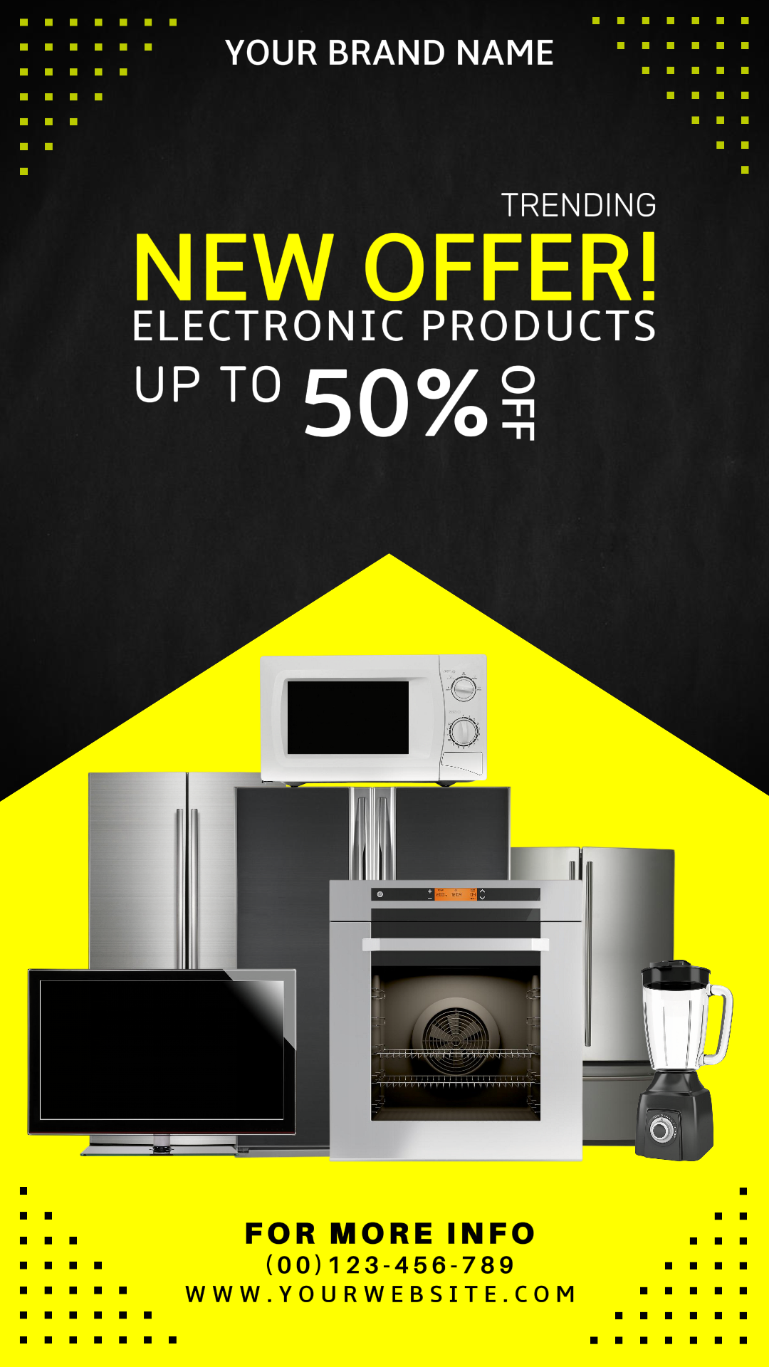 Simple Electronics Portrait Poster