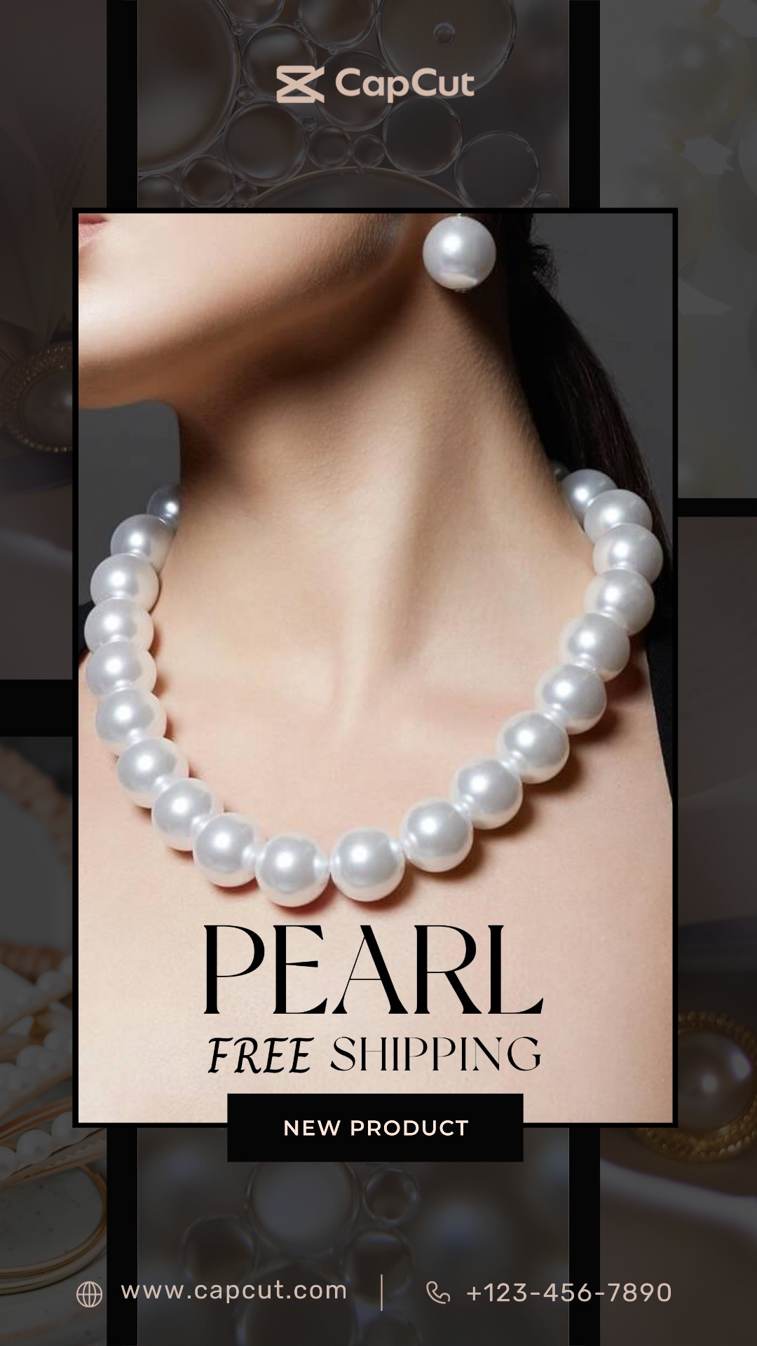 Perhiasan & Aksesoris Tampilan Mutiara Minimalis 