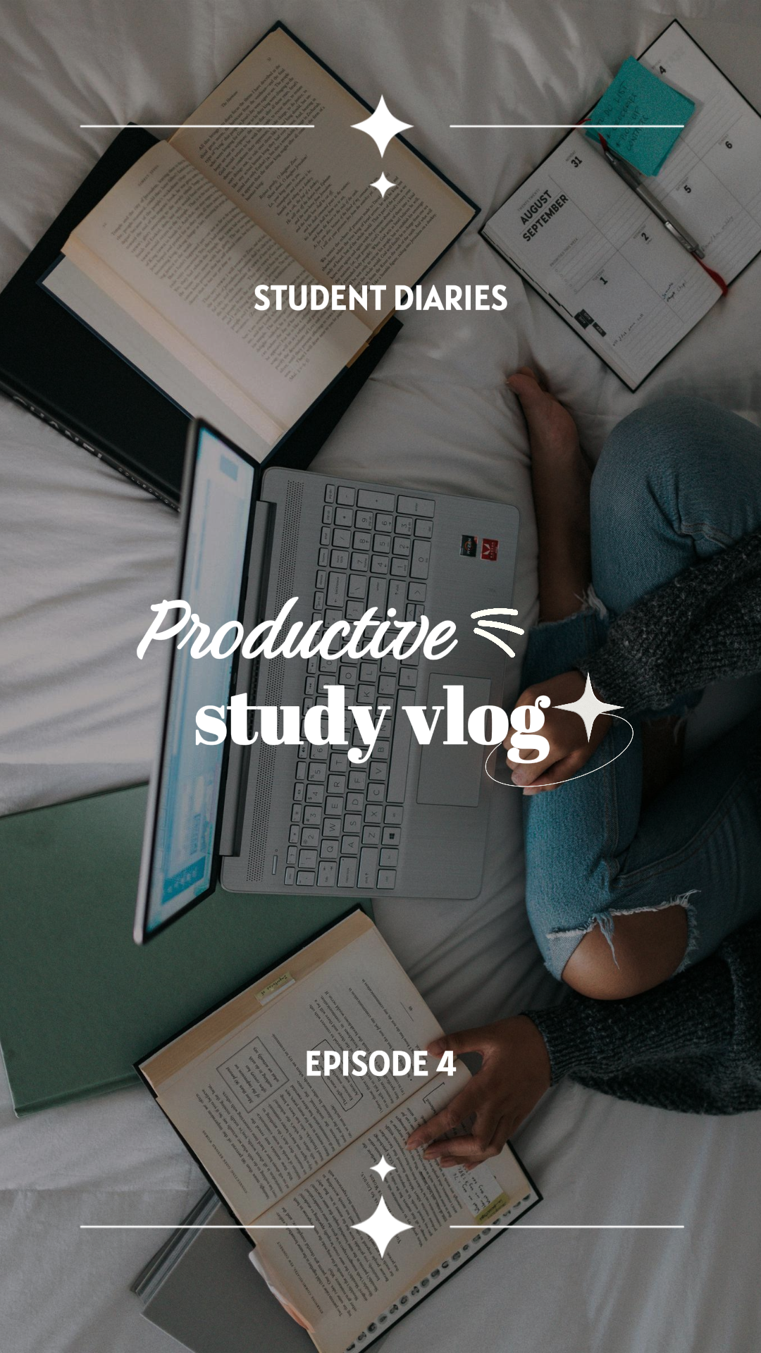 Plantilla De Imagen Tiktok Miniatura Estudio Diario Vlog