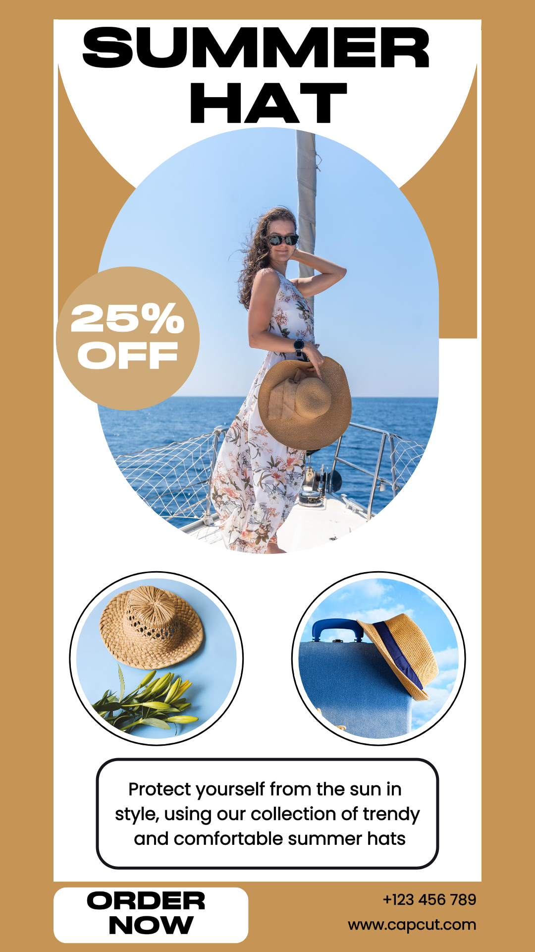 Roupas e calçados - Pôster de marketing Instagram Story Summer