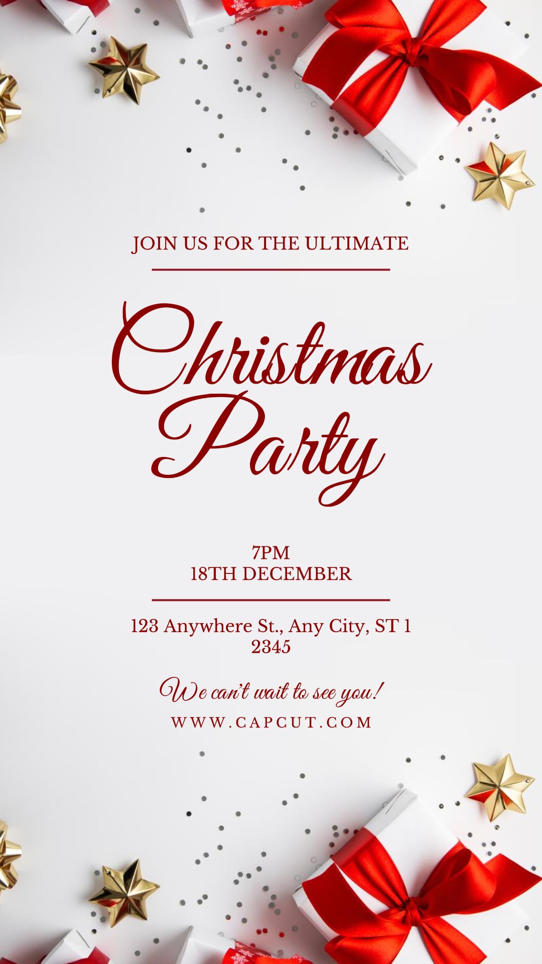 Cerita Instagram Undangan Pesta Natal