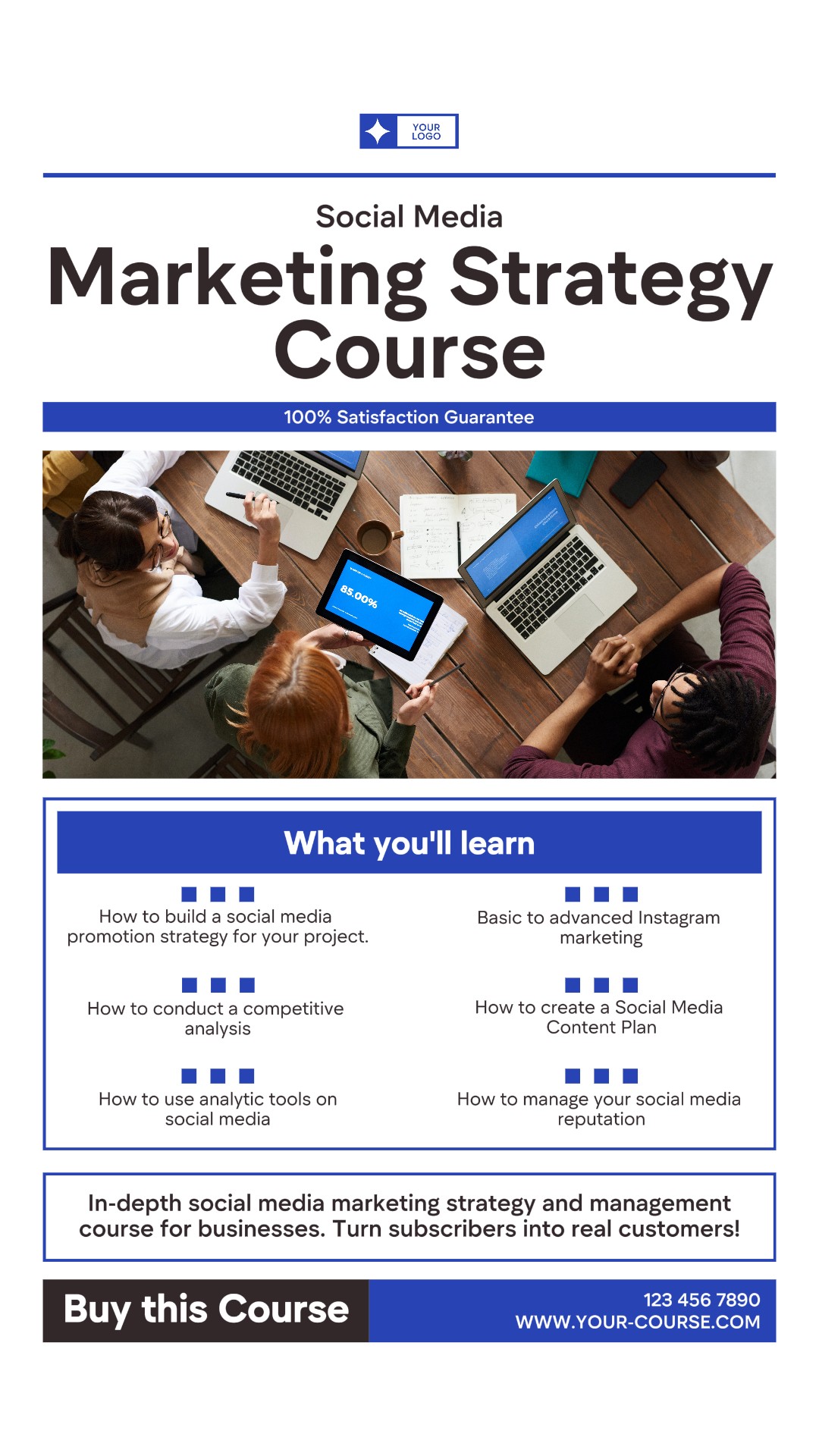 Curso De Estrategia De Marketing Publicación De Historia De Instagram