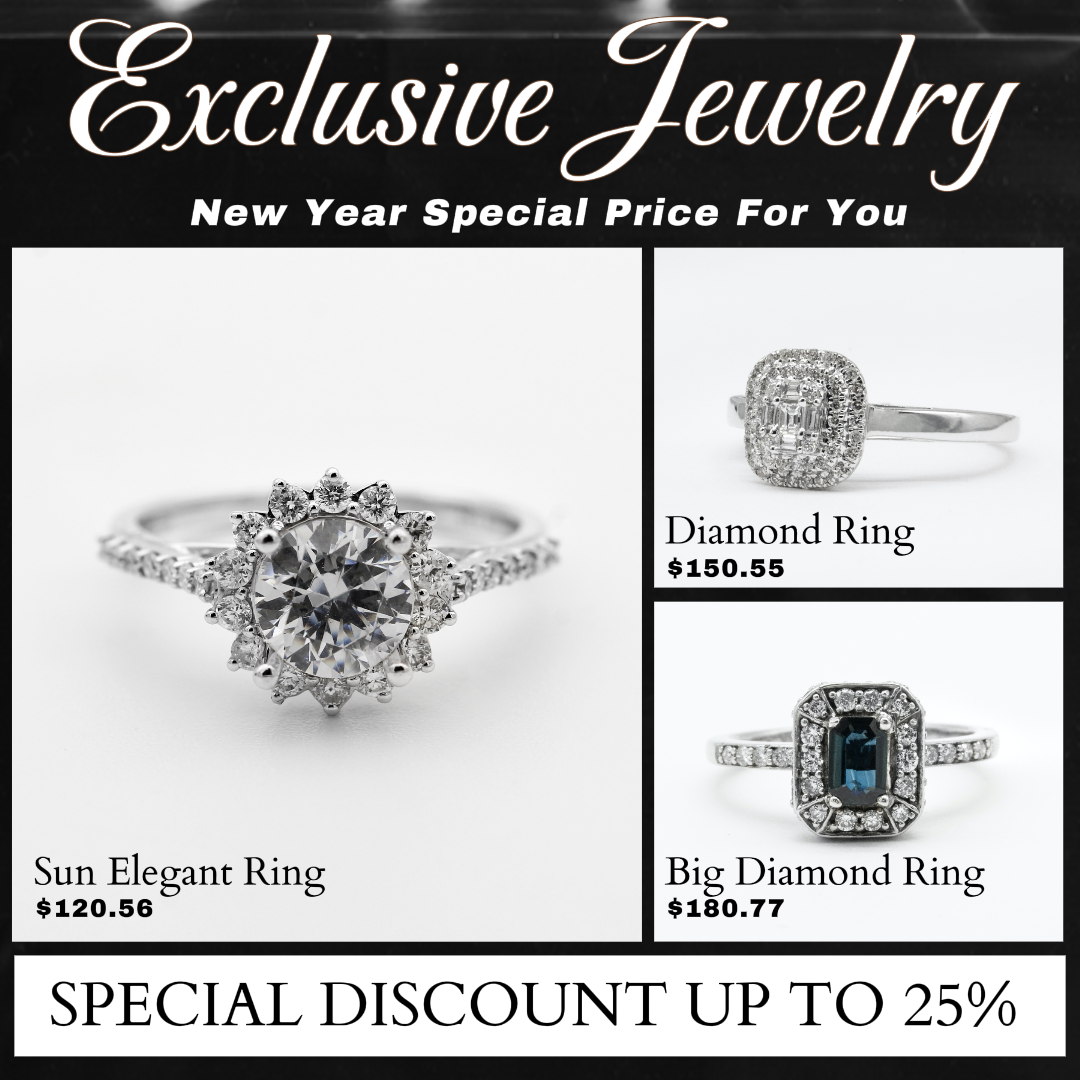 Fashion New Year Special Discount Ring Display Instagram Feed