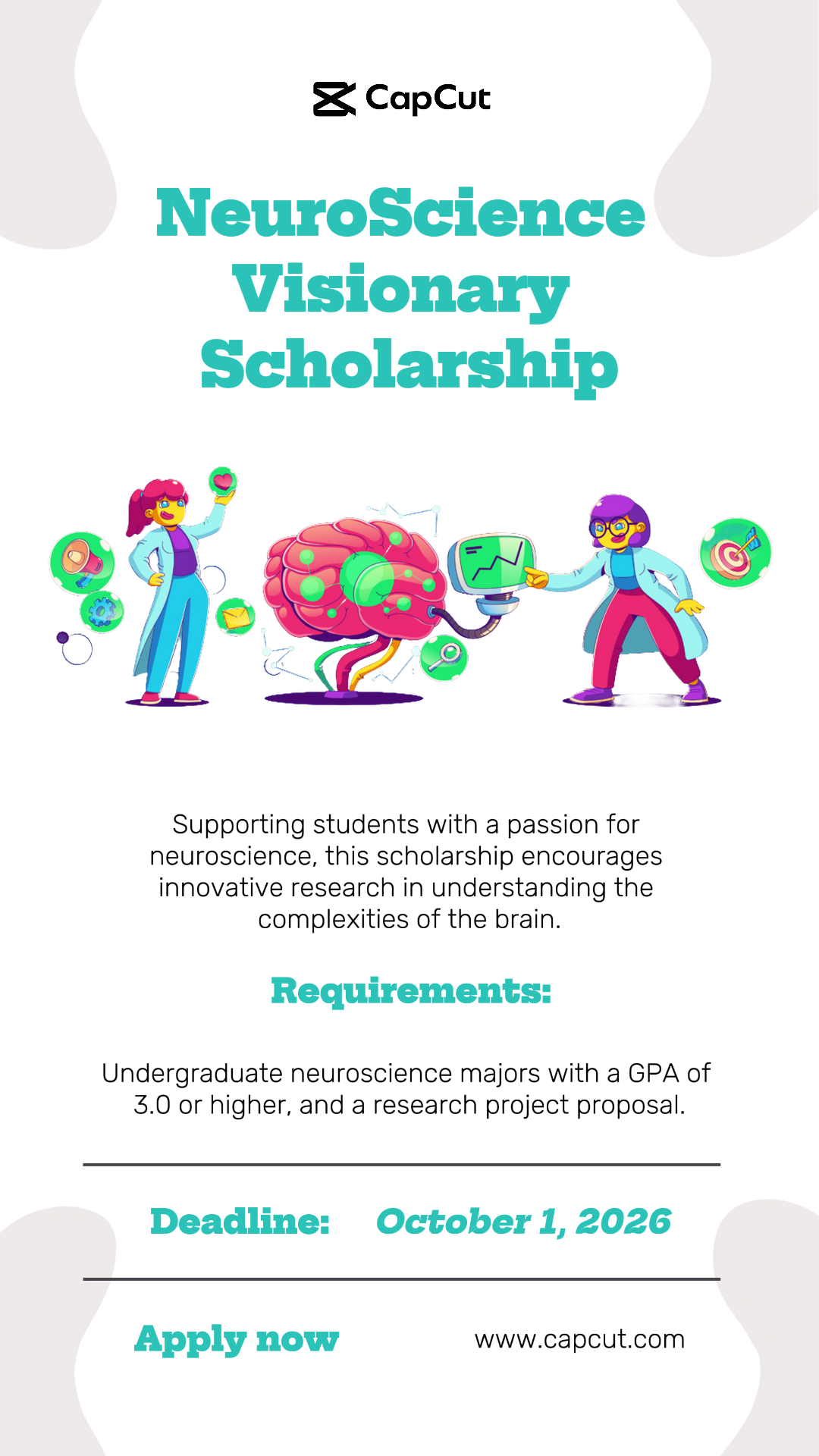 Programa de Bolsas de Estudo para Educação Instagram Story