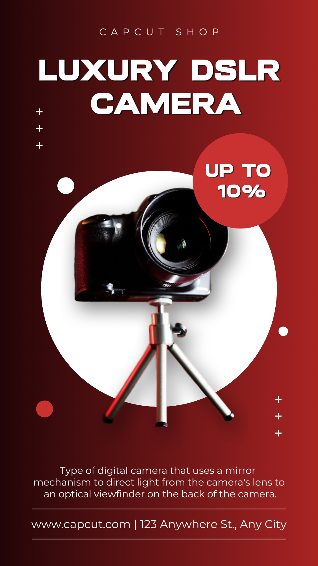 Electronic Camera Sale Instagram Story