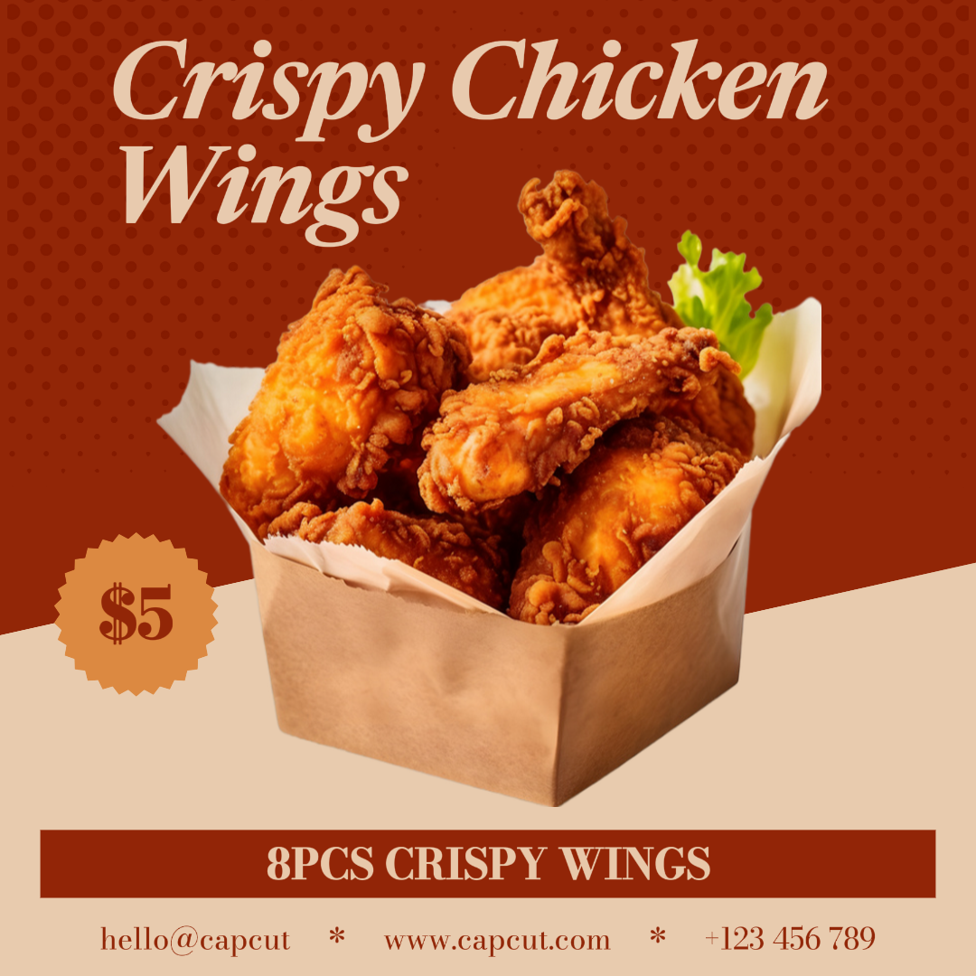 Chicken Wings Promo Instagram Post