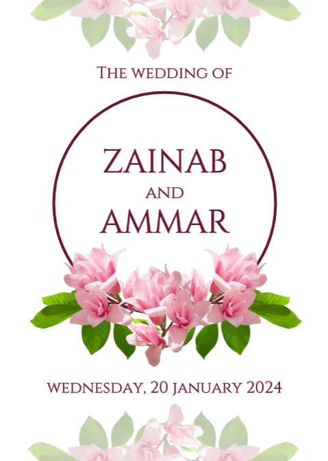 Undangan Pernikahan Non-Pemasaran