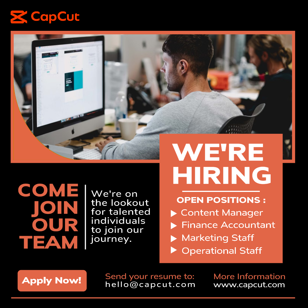 Rekrutmen Terbuka Bisnis Posting Instagram