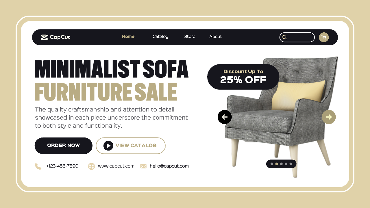 Promoción De Venta De Muebles De Sofá Minimalista