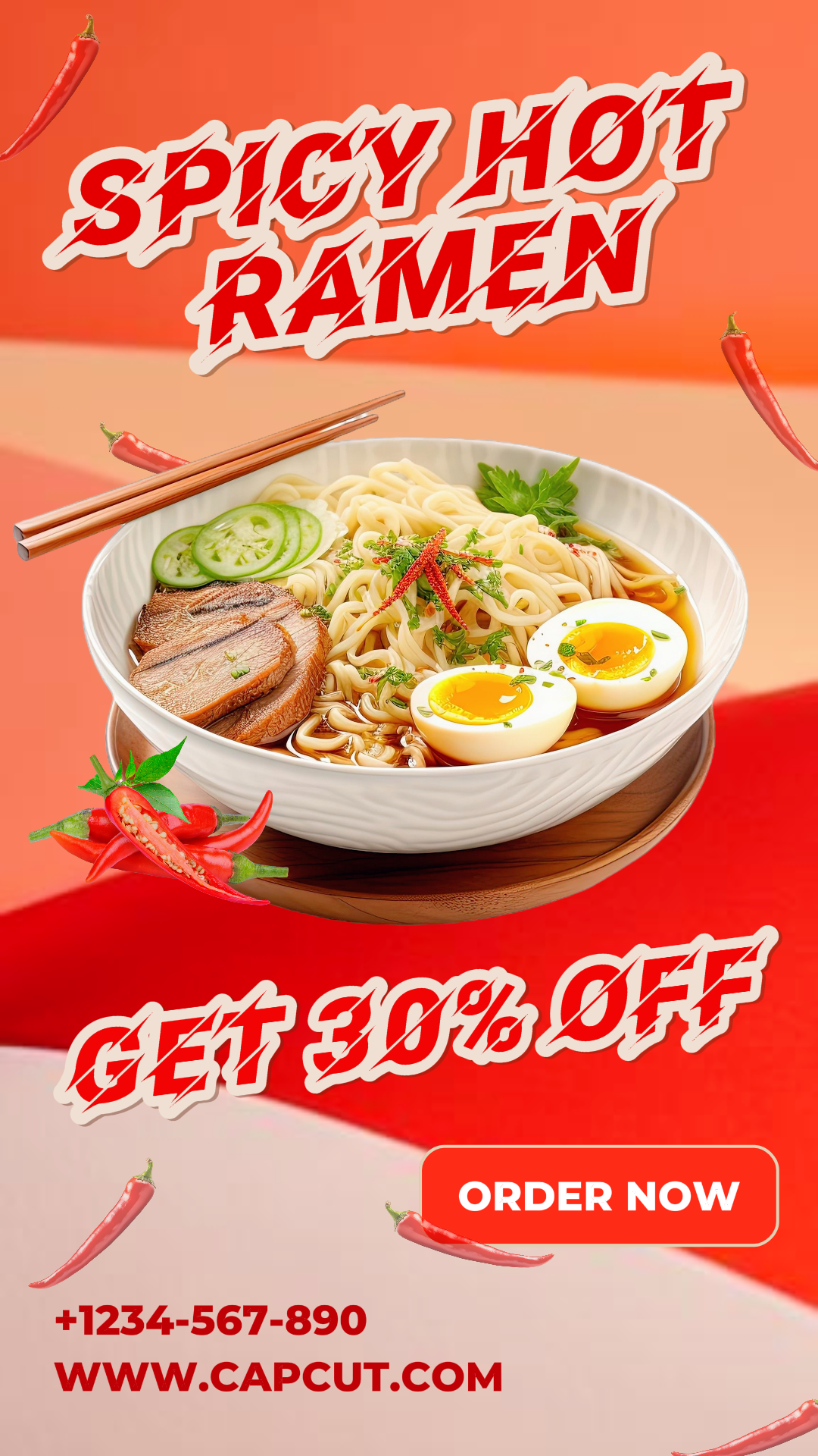 Promotion - Food - Hot Spicy Ramen Red Style