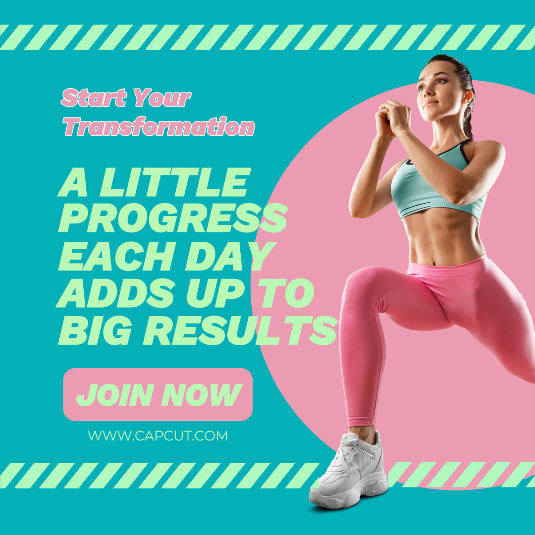 Entrenamiento y fitness Cartel de marketing Publicación de Instagram Comienza tu transformación