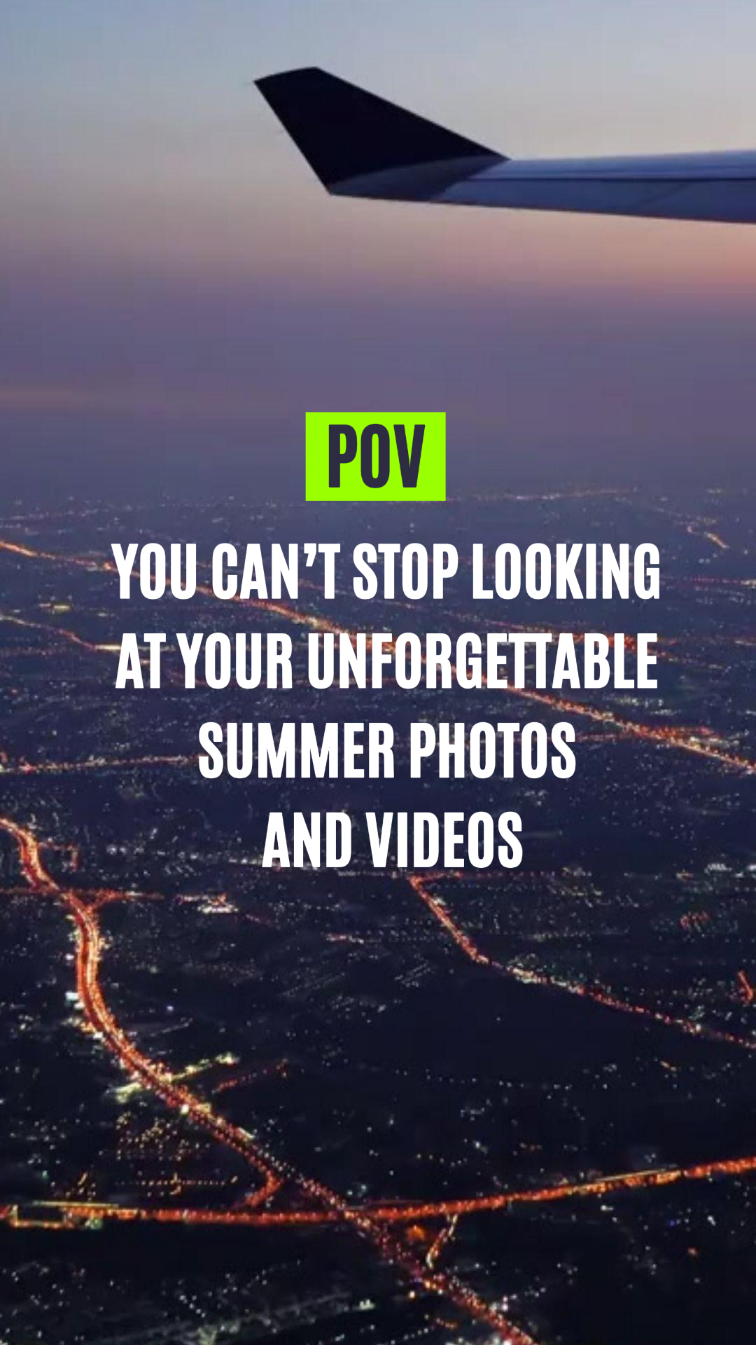 Tiktok Thumbnail - Travel - POV SUMMER