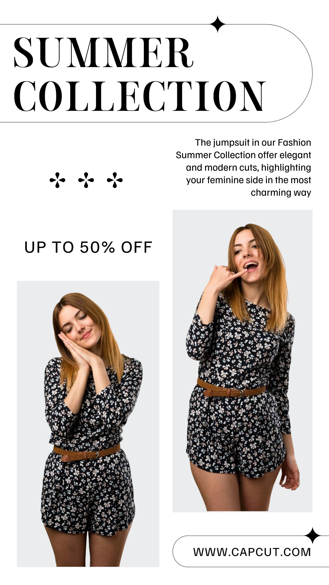 Ropa y zapatos - Cartel de marketing Exhibición de productos Historia de Instagram Colección de verano para mujeres