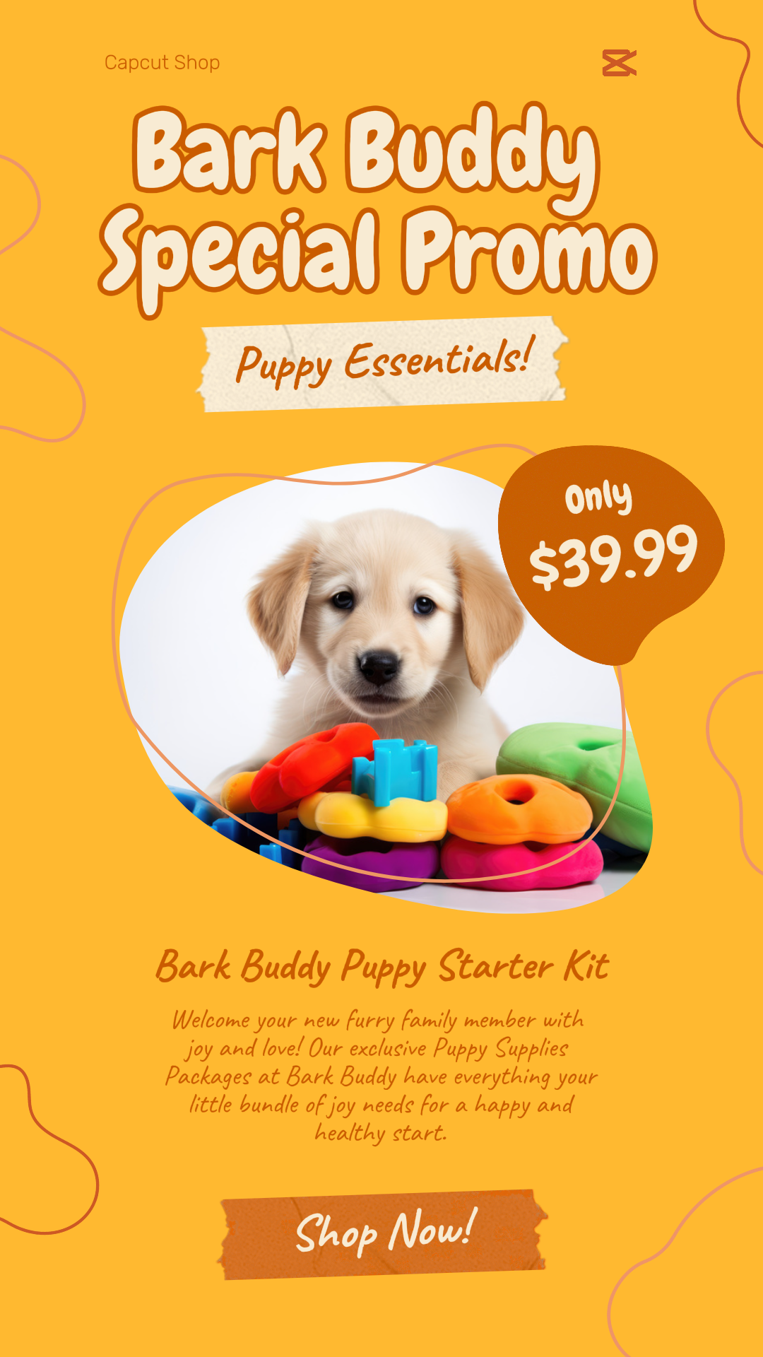 Promoção de suprimentos para animais de estimação História do Instagram