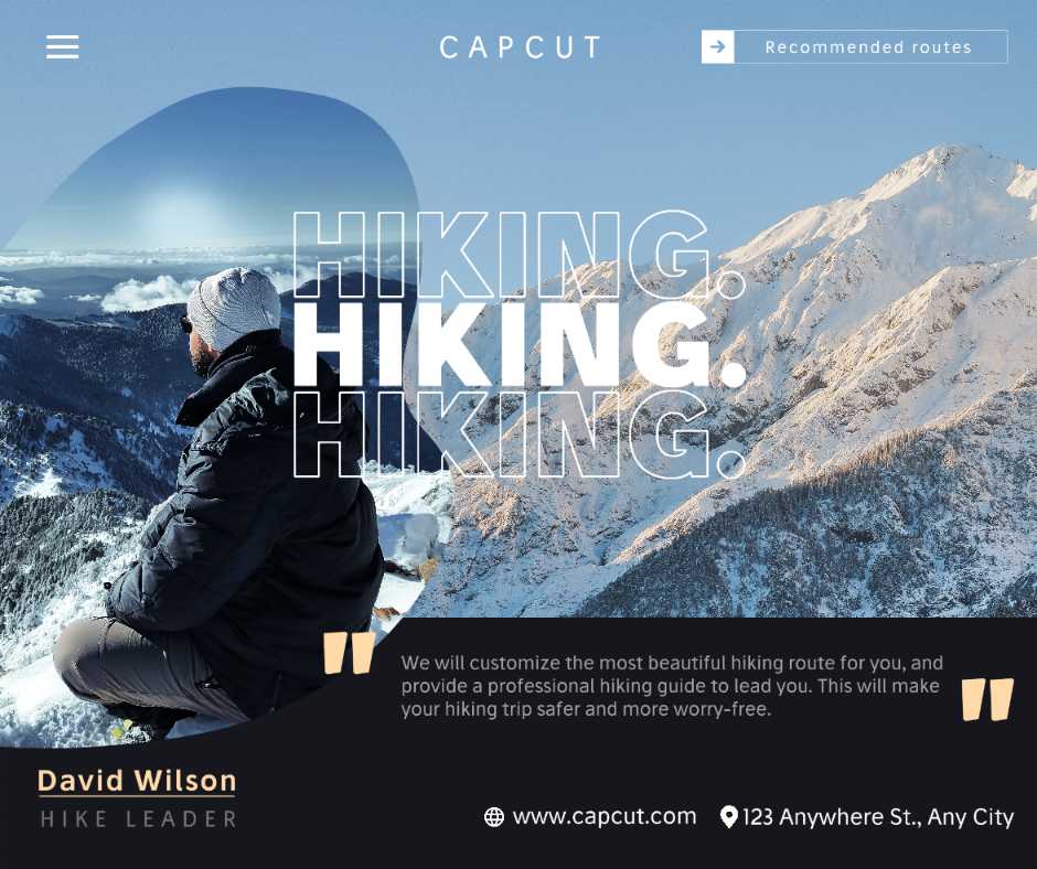 Travel and Mountian Hiking Introduce Display