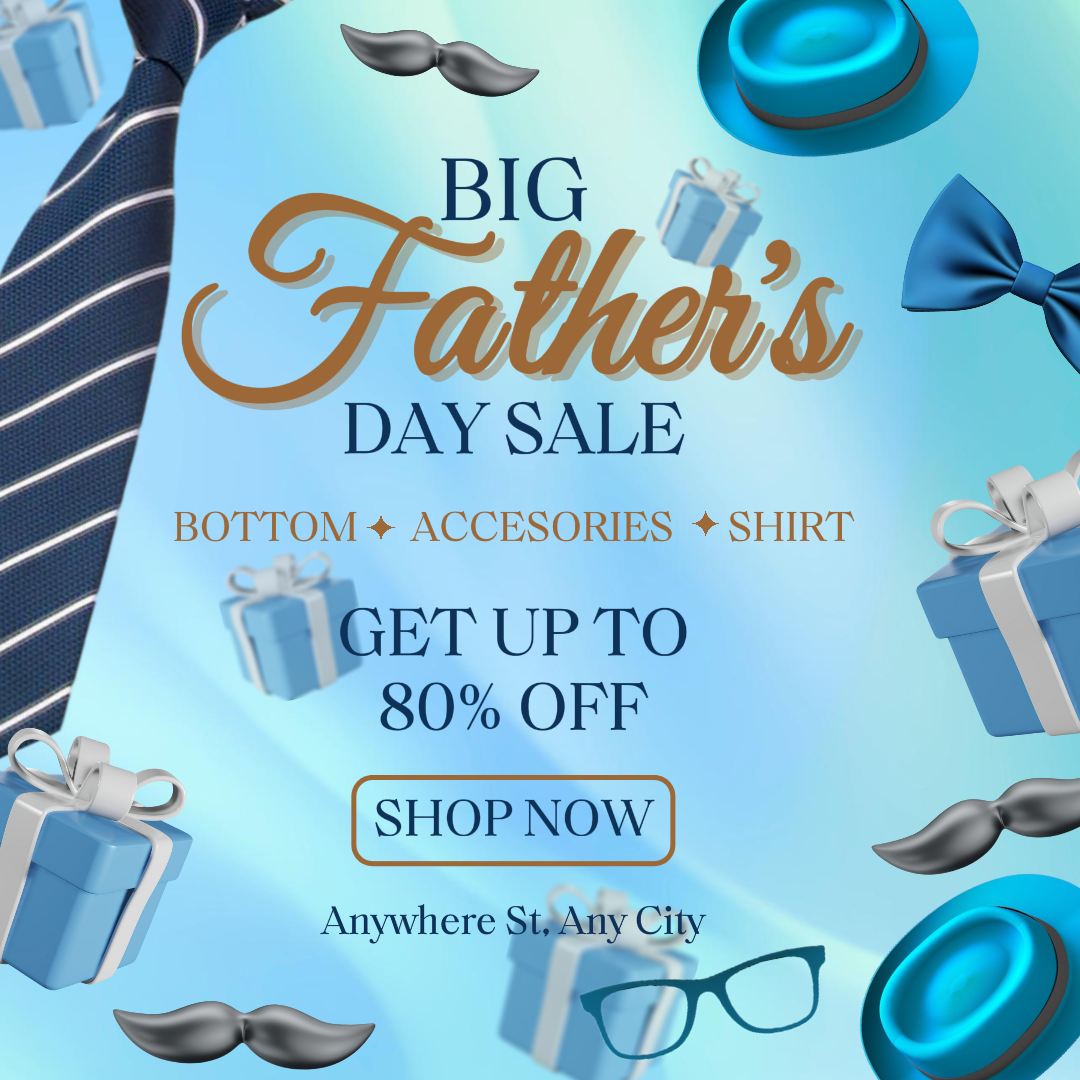Father's Day Instagram Post Big Sale