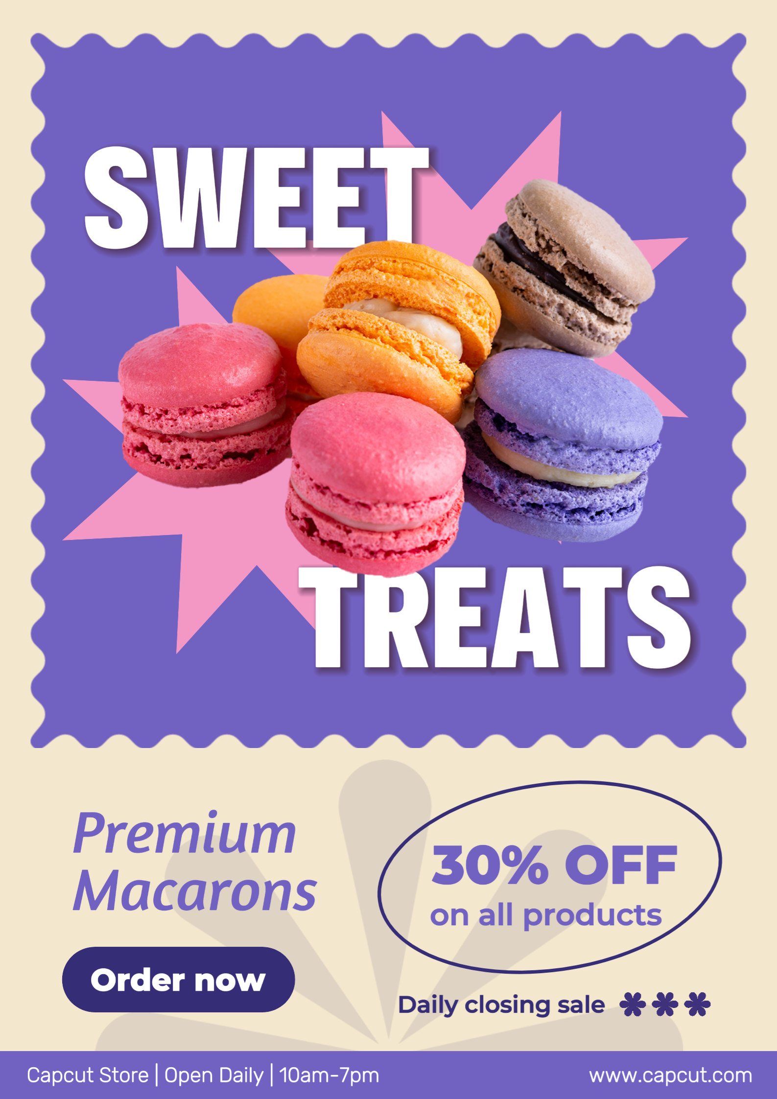 Makanan & Minuman - Macarons Sweet Treats