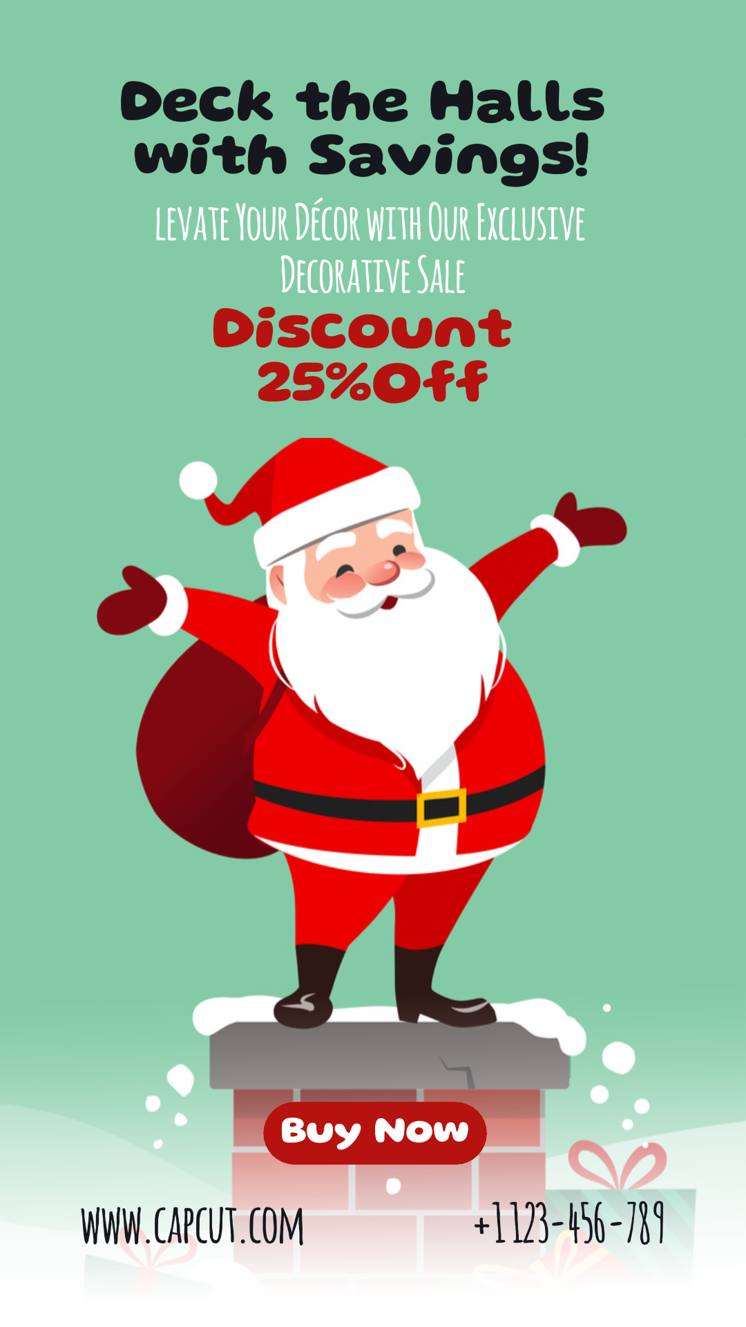 Kisah Instagram Promosi Dekoratif Natal