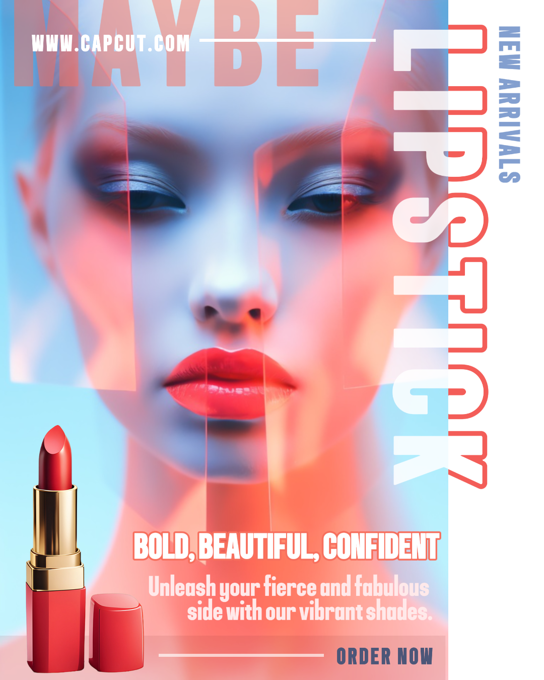 Beauty Lipstick Promotion Instagram Post