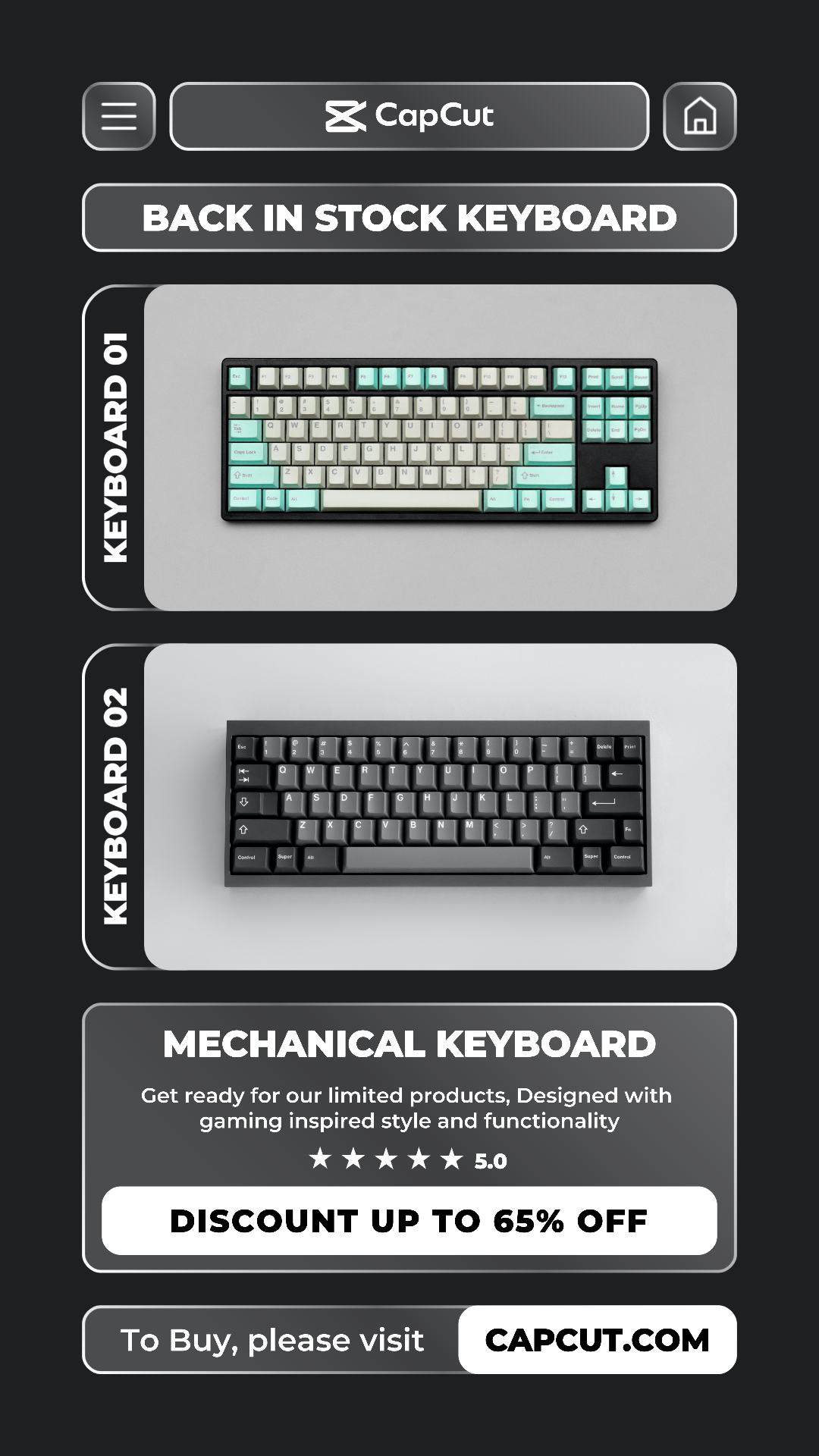 capcut template cover