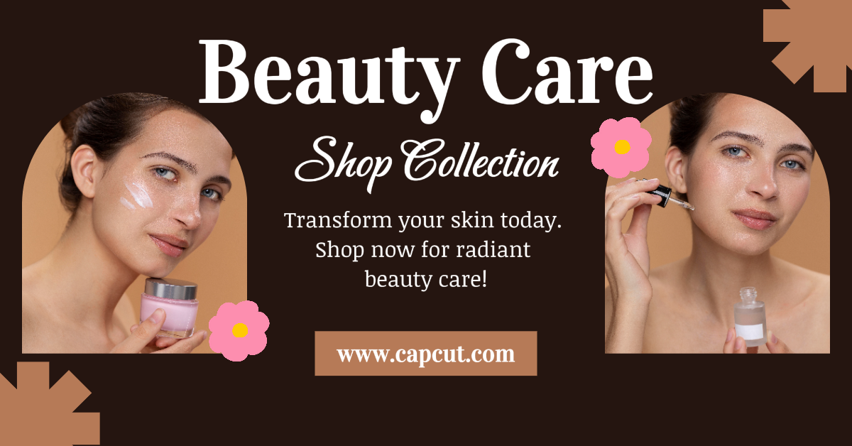Iklan Facebook Poster Pemasaran Beauty Care Banner