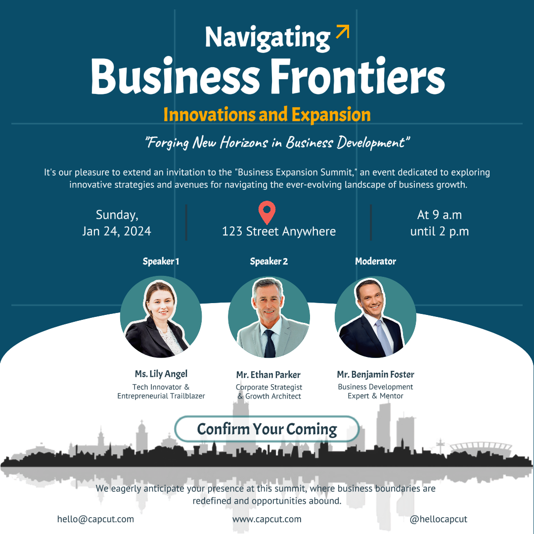 Undangan Seminar Bisnis Posting Instagram