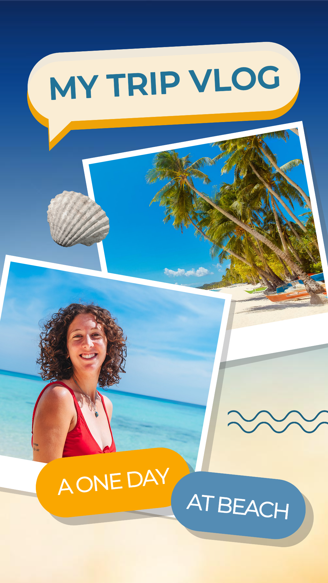 TikTok Miniatura Viaje Un Día En La Playa Vlog