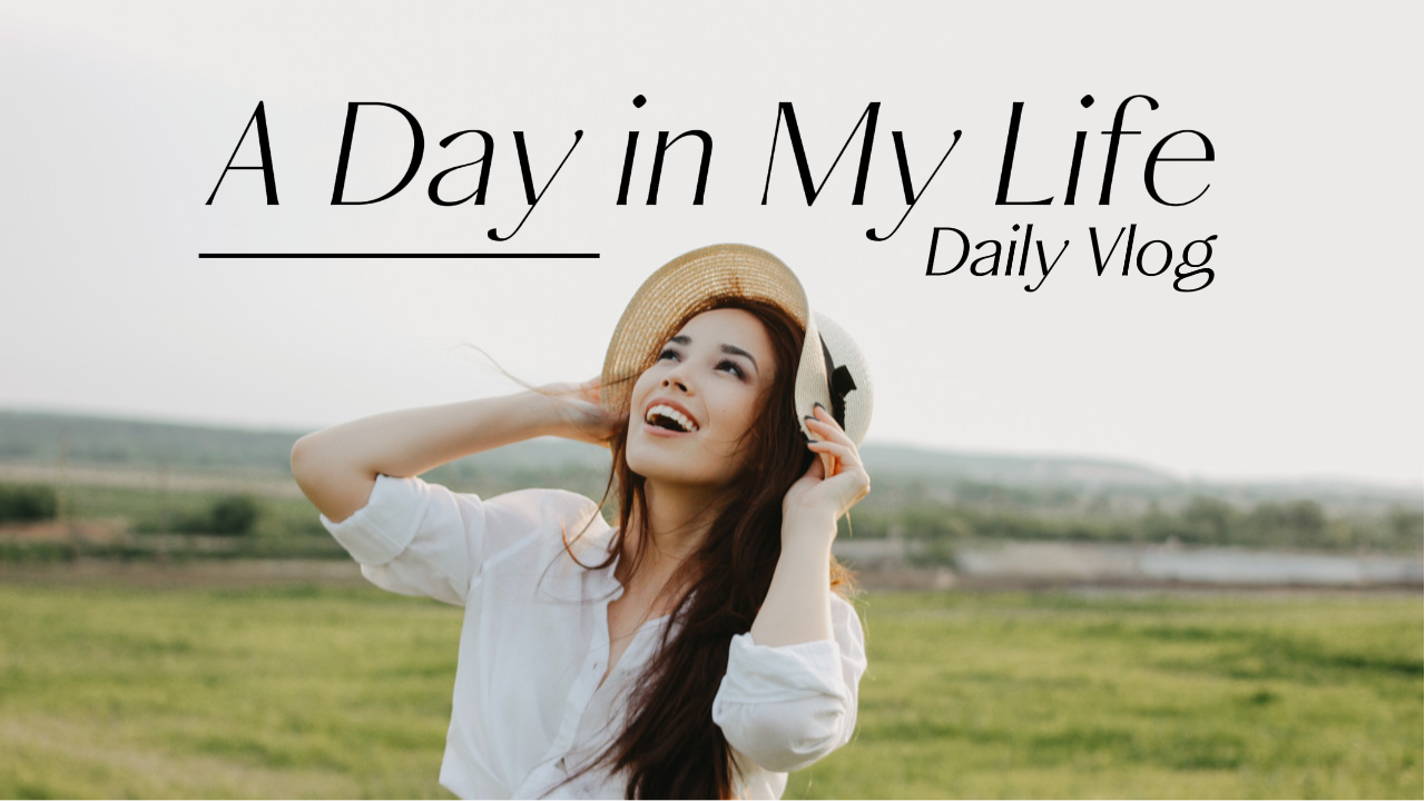 Vlog miniature YouTube Un jour dans ma vie