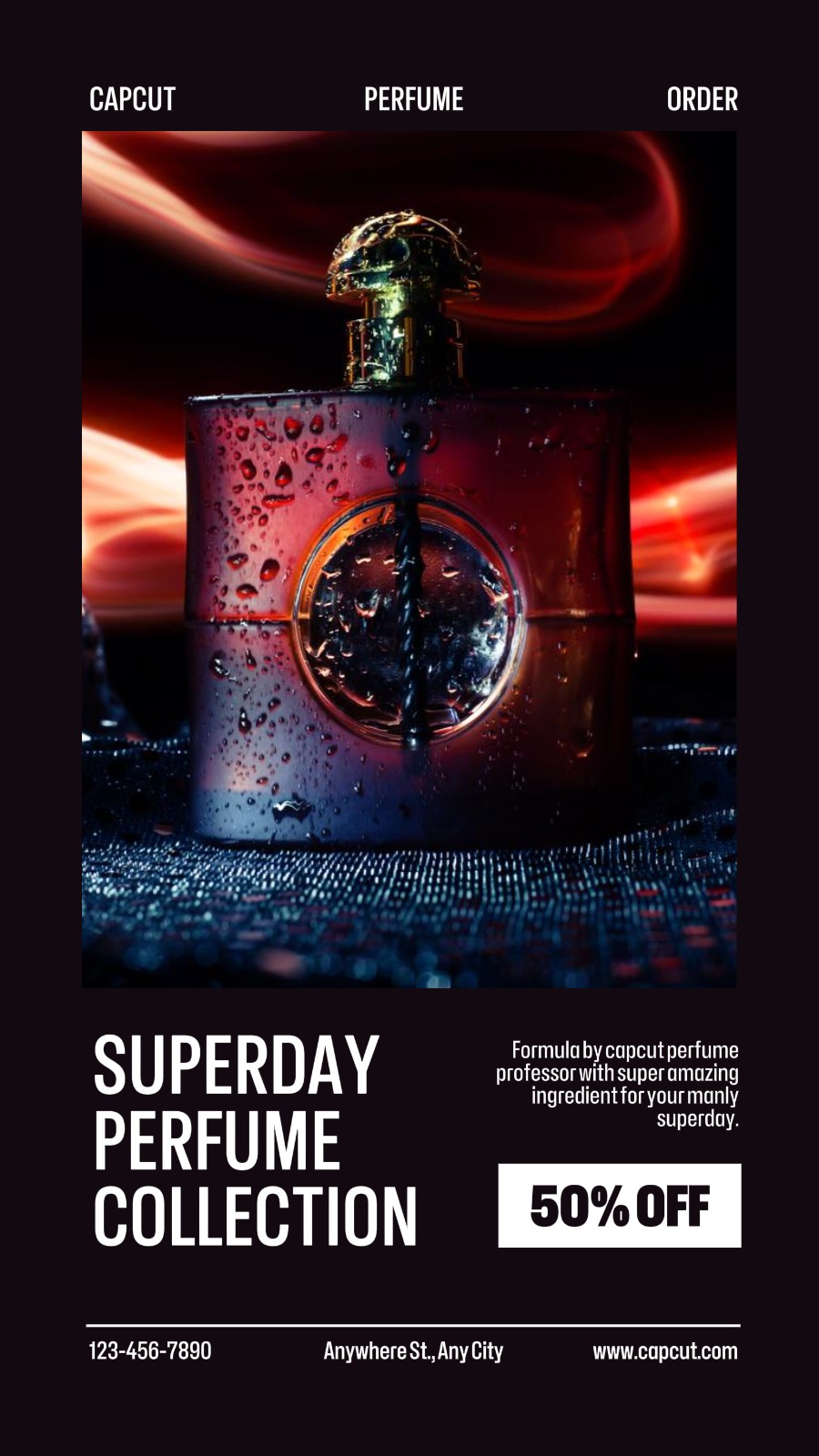 Personal Care Man Perfume Sale Promotion Instagram