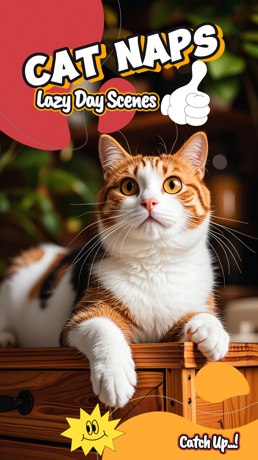 TikTok Thumbnail - Tidur Siang Kucing Hewan Peliharaan