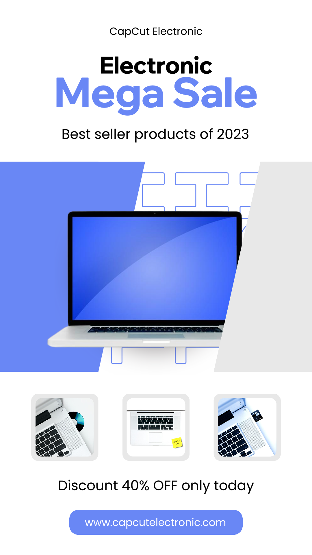 Electronic Mega Sale Instagram story